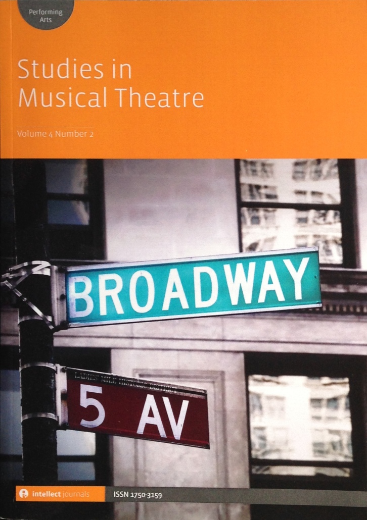 (July 31, 2018) Essay on Lin-Manuel Miranda Published in Musical Theater Journal
